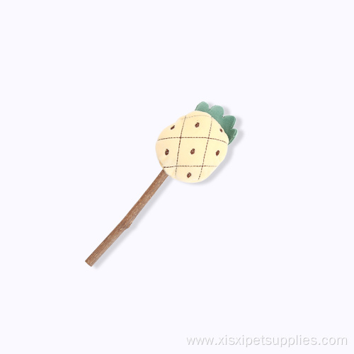 Plush lollipop with built-in bells plush cat toy